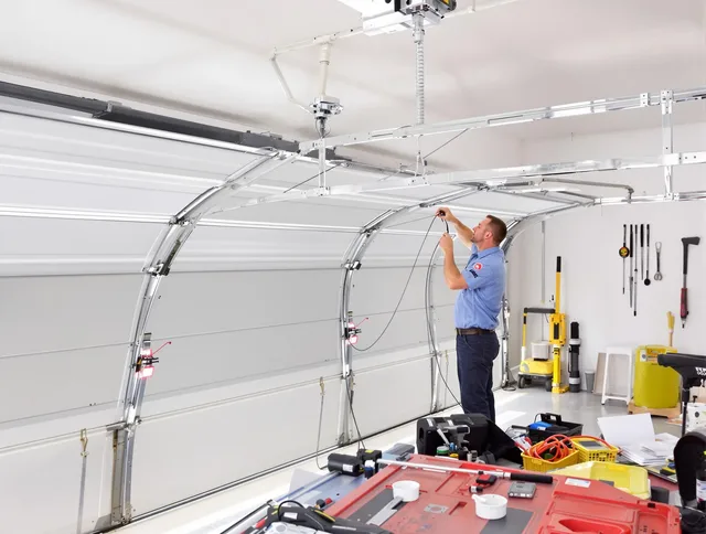 Garage door cable repair service by Coventry Garage Door Repair in Coventry