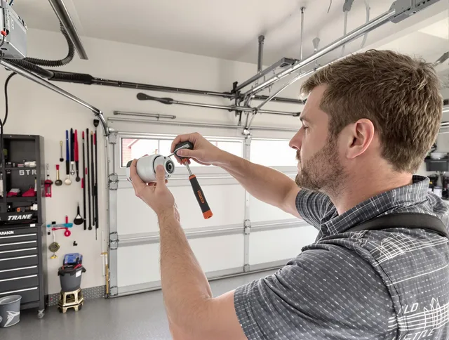 Garage door opener repair service by Coventry Garage Door Repair in Coventry