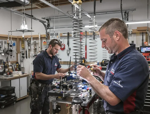 Garage door spring repair service by Coventry Garage Door Repair in Coventry