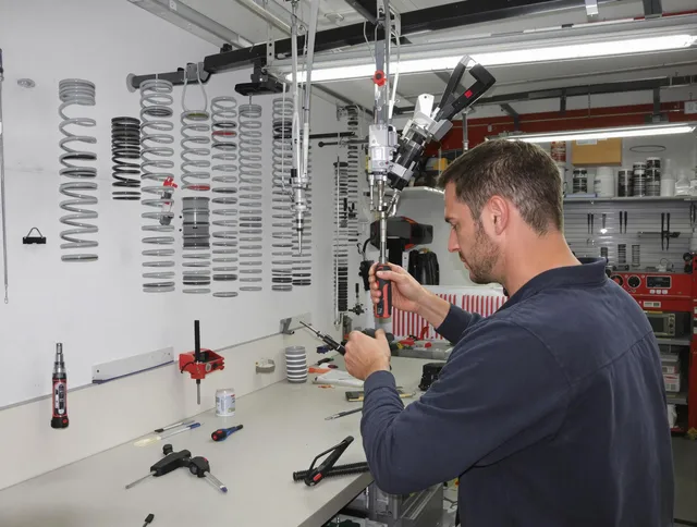 Coventry Garage Door Repair safety certified technician performing precision spring replacement in Coventry